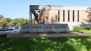 San Dimas, Kaliforniya - 1 Şubat 2025: San Dimas Şehir Merkezi, Los Angeles