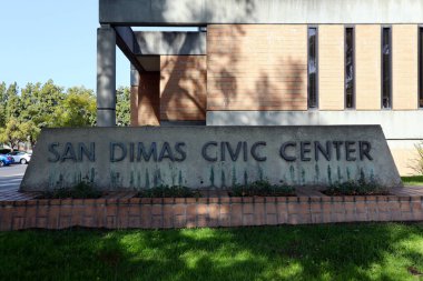 San Dimas, Kaliforniya - 1 Şubat 2025: San Dimas Şehir Merkezi, Los Angeles