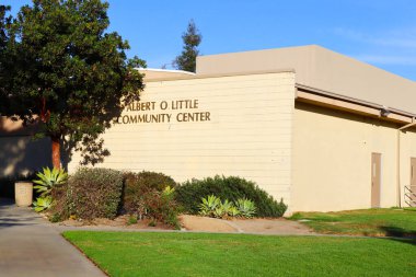 Artesia, California - 16 Ocak 2025: Albert O. 18750 Clarkdale Bulvarı, Artesia, Los Angeles 'ta bulunan Küçük Toplum Merkezi.