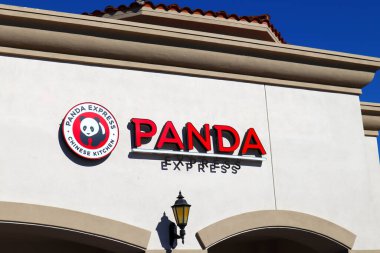 Norwalk, California - 16 Ocak 2025: Panda Express, Gurme Çin Lokantası