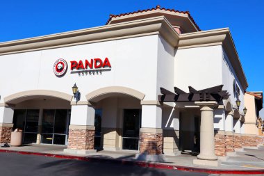 Norwalk, California - 16 Ocak 2025: Panda Express, Gurme Çin Lokantası