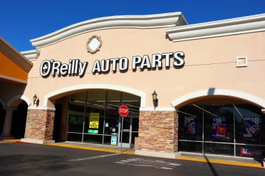 Norwalk, California - 16 Ocak 2025: O 'Reilly Oto Parça Mağazası dış, oto yedek parça satıcısı