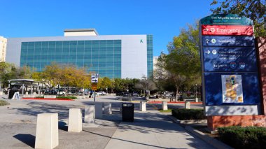 Los Angeles, Kaliforniya - 8 Mart 2025 Los Angeles Genel Tıp Merkezi Hastanesi