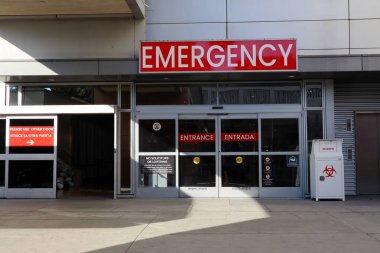 Los Angeles, Kaliforniya - 8 Mart 2025 Los Angeles Genel Sağlık Merkezi