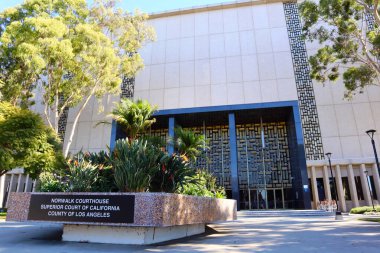 Norwalk, California - 16 Ocak 2025 Norwalk Adliyesi, Kaliforniya Yüksek Mahkemesi, Los Angeles Eyaleti