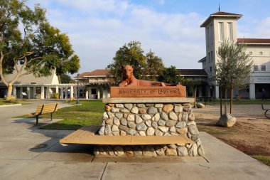 La Verne, California - 30 Ocak 2025: La Verne Üniversitesi, Dış Görünüm