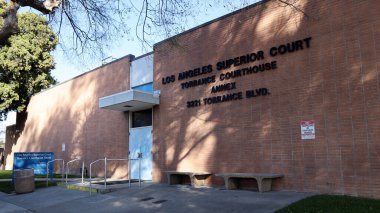 Torrance, California - 19 Şubat 2025 Los Angeles Yüksek Mahkemesi, Torrance Adliyesi