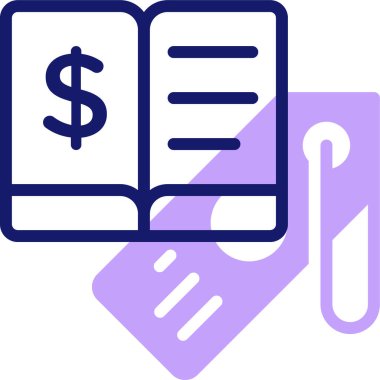 Kitap. Web simgesi basit illüstrasyon