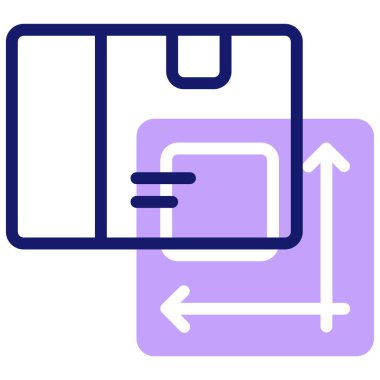 Teslimat. Web simgesi basit illüstrasyon