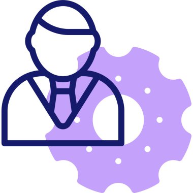 kullanıcı. Web simgesi basit illüstrasyon