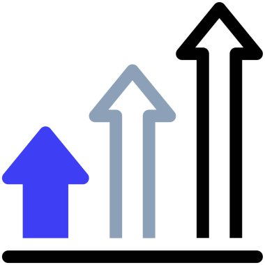 Büyüme. Web simgesi basit illüstrasyon