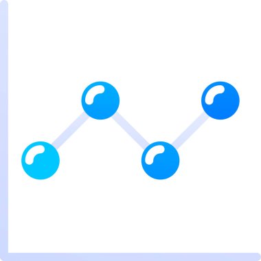 Molekül simgesi vektör illüstrasyonu