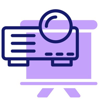 Bilgisayar. Web simgesi basit illüstrasyon