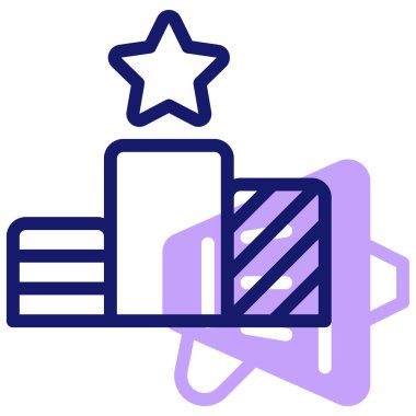 Hediye. Web simgesi basit illüstrasyon