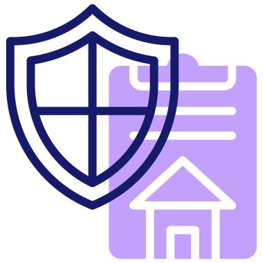 Kalkan. Web simgesi basit illüstrasyon