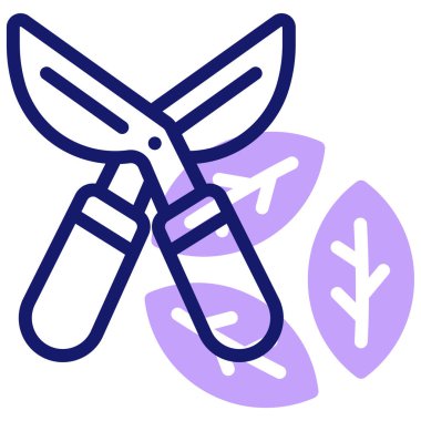 Makas. Web simgesi basit tasarım