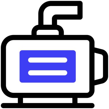 Kahve. Web simgesi basit illüstrasyon