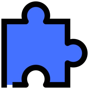 Bulmaca. Web simgesi basit illüstrasyon