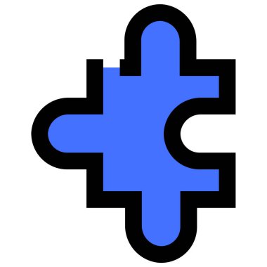 Basit simge, bir yıldızın vektör illüstrasyonu