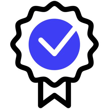 kalite web simgesi basit illüstrasyon