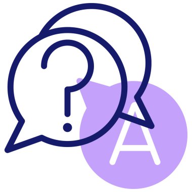 Konuş. Web simgesi basit tasarım