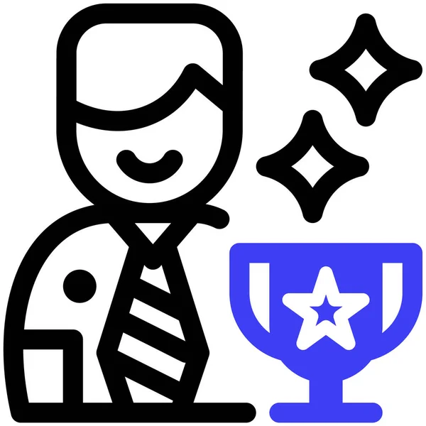 Award Web Icon Simple Illustration — Stock Vector