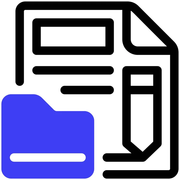 Zertifikat Web Symbol Einfache Illustration — Stockvektor