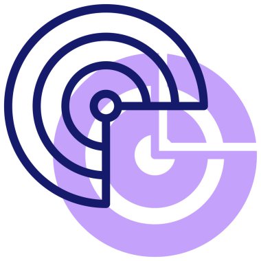 Hedef. Web simgesi basit illüstrasyon