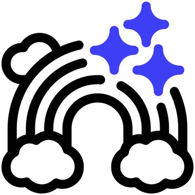 Bulut. Web simgesi basit illüstrasyon