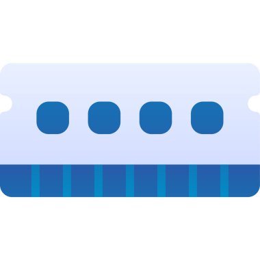 tren. Web simgesi basit illüstrasyon