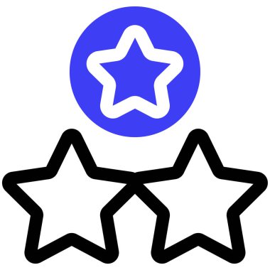 Yıldız. Web simgesi basit illüstrasyon