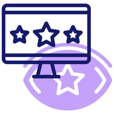 yıldız simgesi, vektör çizimi