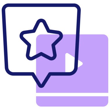 En sevdiğim. Web simgesi basit illüstrasyon