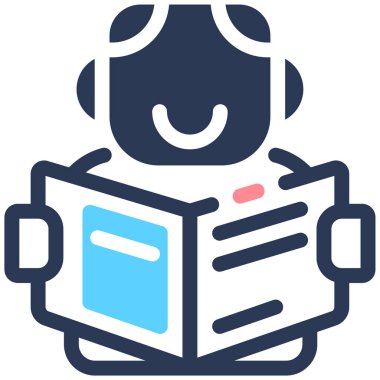 Eğitim. Web simgesi basit illüstrasyon