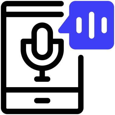 Cep telefonu. Web simgesi basit illüstrasyon