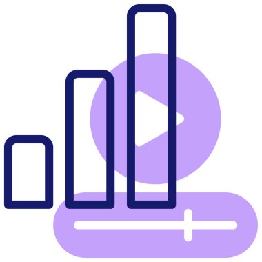 Bar çizelgesi. Web simgesi