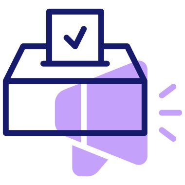 Kutu. Web simgesi basit illüstrasyon