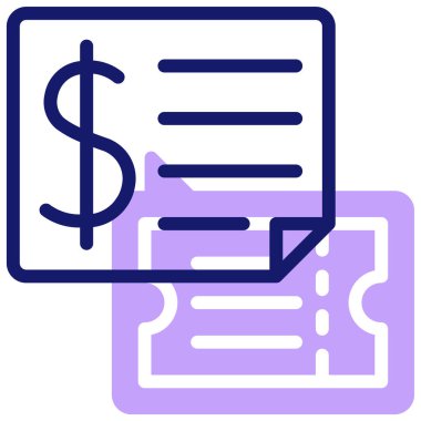 Dolar. Web simgesi basit illüstrasyon