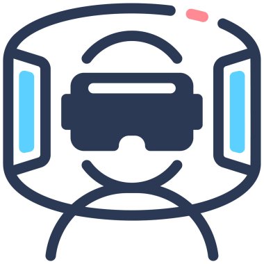 Gözlükler. Basit resimleme