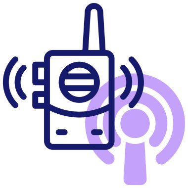 Kablosuz. Web simgesi basit illüstrasyon