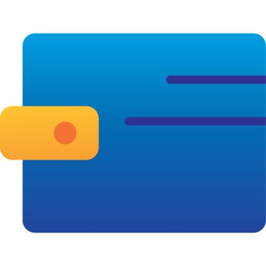 Kredi kartıyla. Basit resimleme