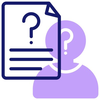 Soru işareti. Web simgesi