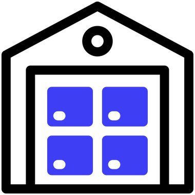 Ev. Web simgesi basit illüstrasyon