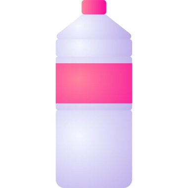 Bir şişe suyun vektör çizimi