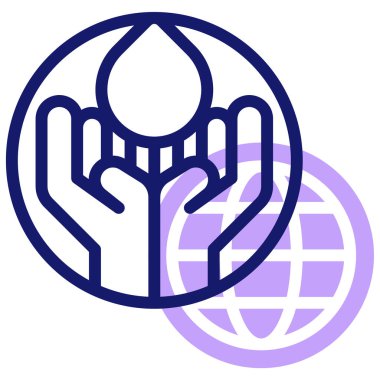 El ele tutuşan küre. Basit tasarım