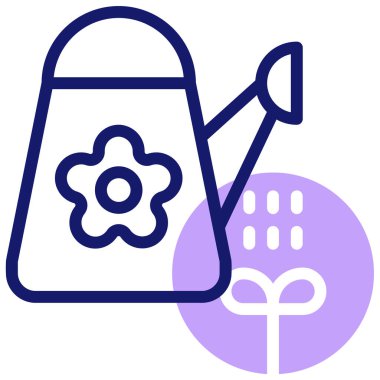 sulandırma web simgesi basit illüstrasyon