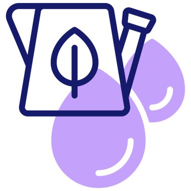 sulandırma web simgesi basit illüstrasyon