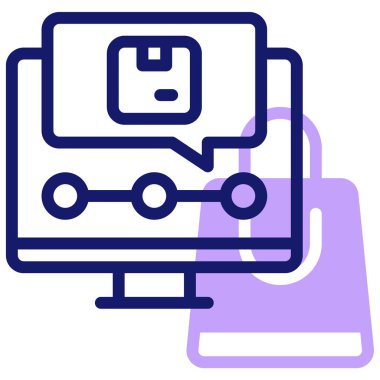 Web sitesi simgesi basit illüstrasyon