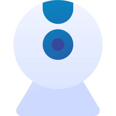 Web kamerası simgesi, basit illüstrasyon