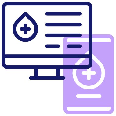 İnternet sitesi. Web simgesi basit illüstrasyon 